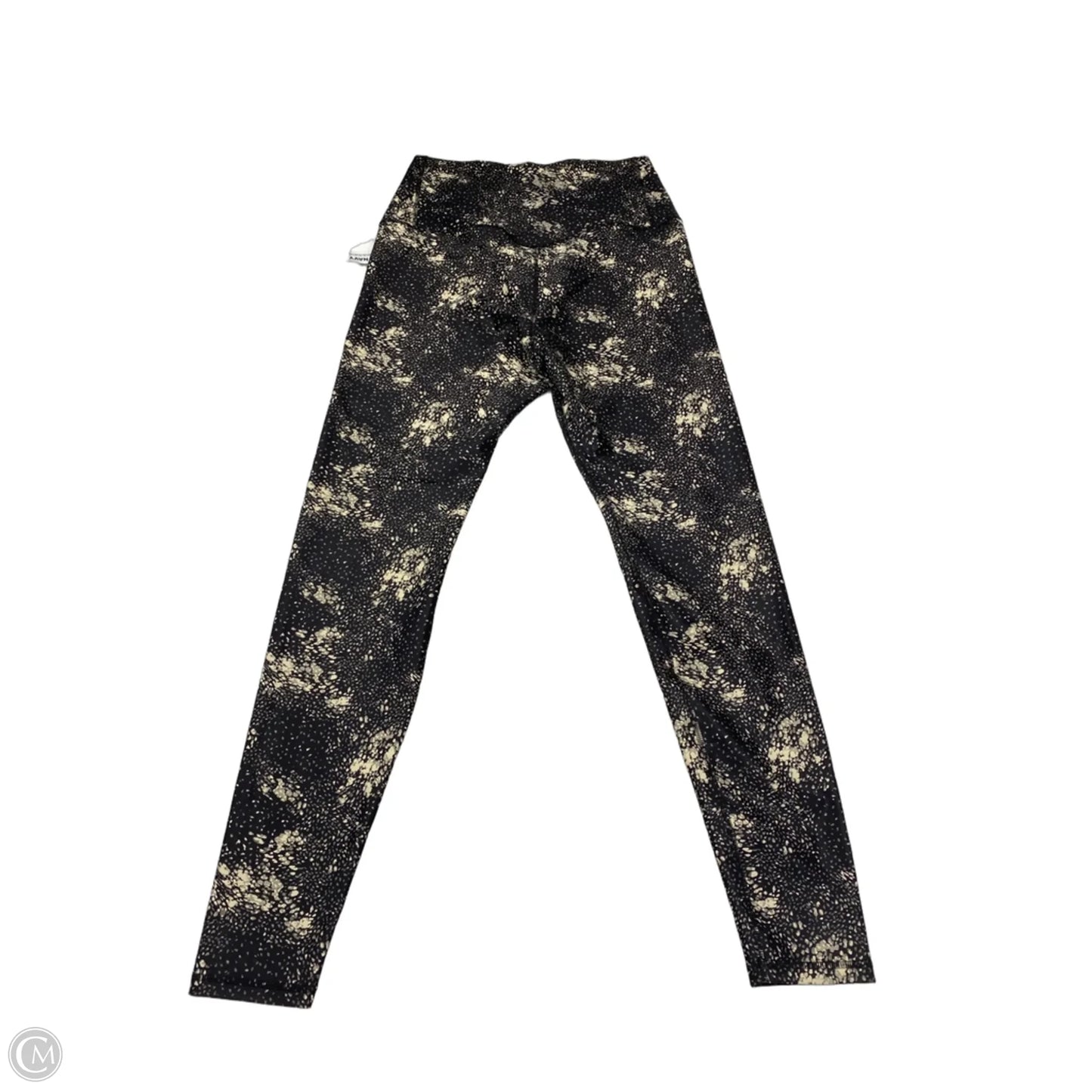 Athletic Leggings By Old Navy In Black & Cream, Size: Xl