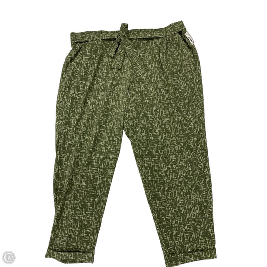 Pants Other By Torrid In Cream & Green, Size: 22