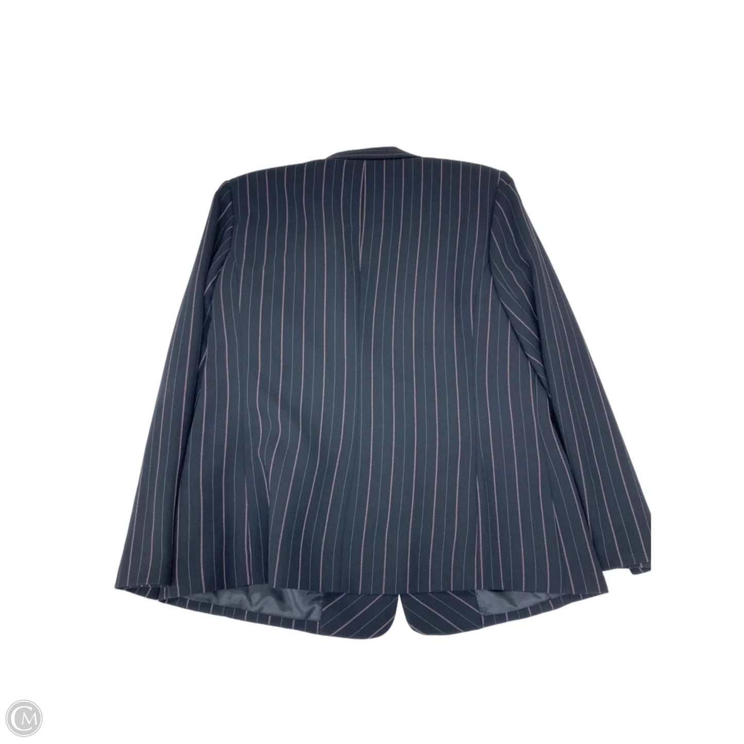Blazer By Laura Scott In Black & Pink, Size: Xl