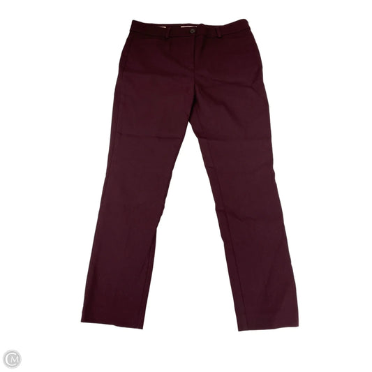 Pants Dress By Loft In Maroon, Size: 10