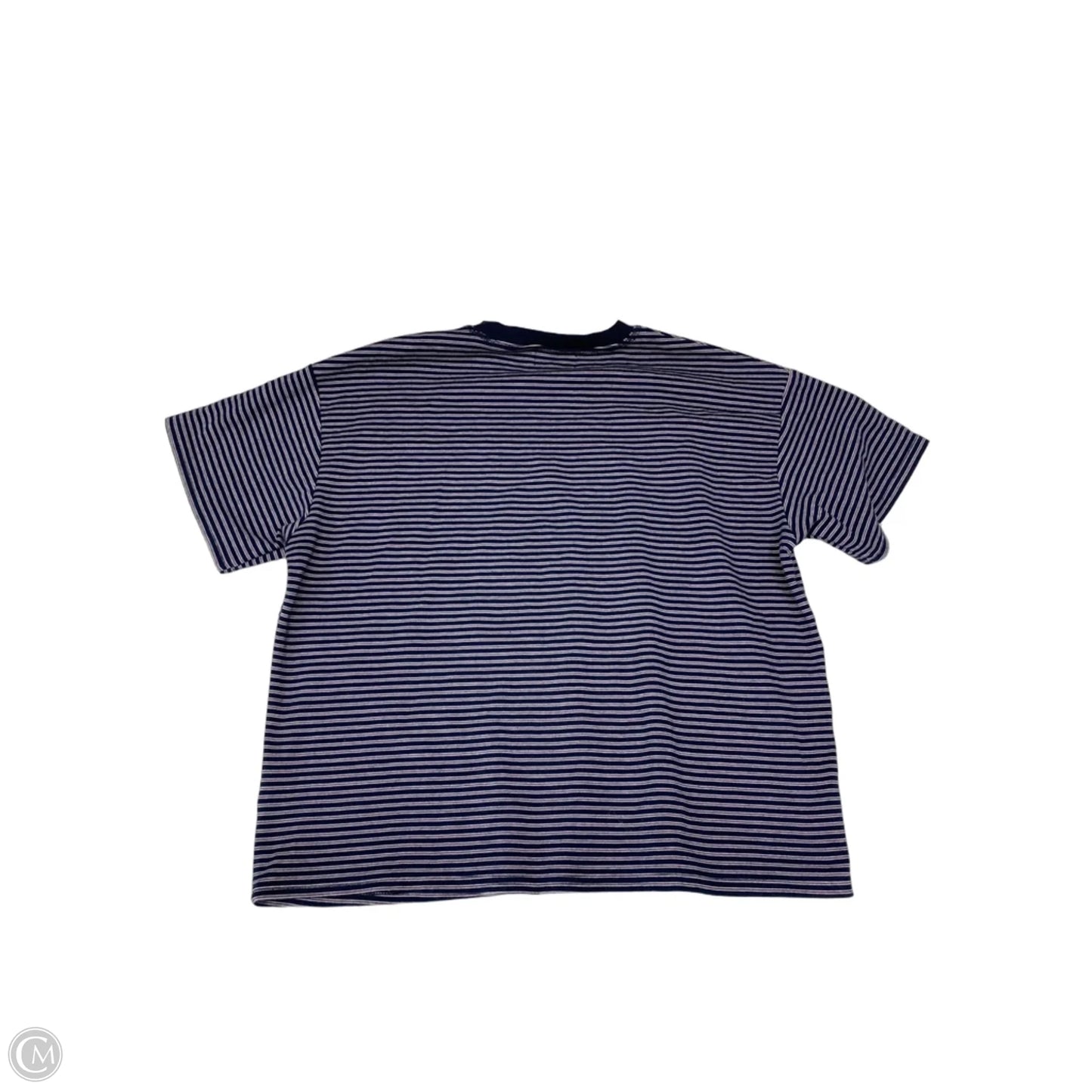 Top Short Sleeve By Bohme In Striped Pattern, Size: Xs