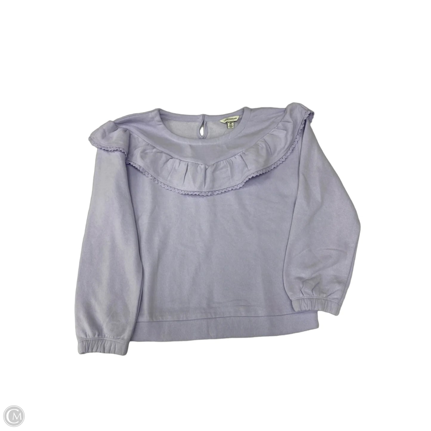 Sweater By Lucky Brand In Purple, Size: Xl