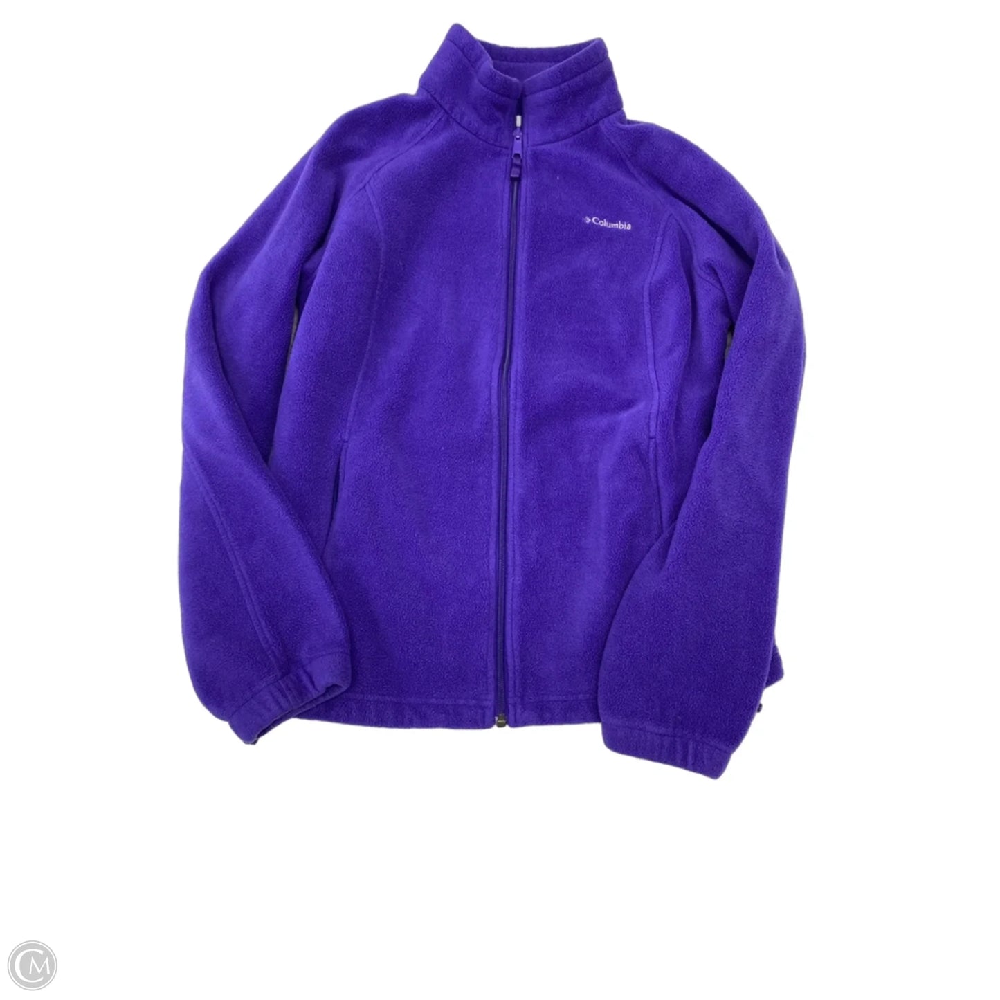 Jacket Fleece By Columbia In Purple, Size: Xl