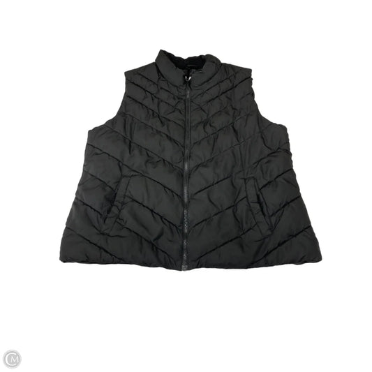 Vest Puffer & Quilted By Gap In Black, Size: Xl
