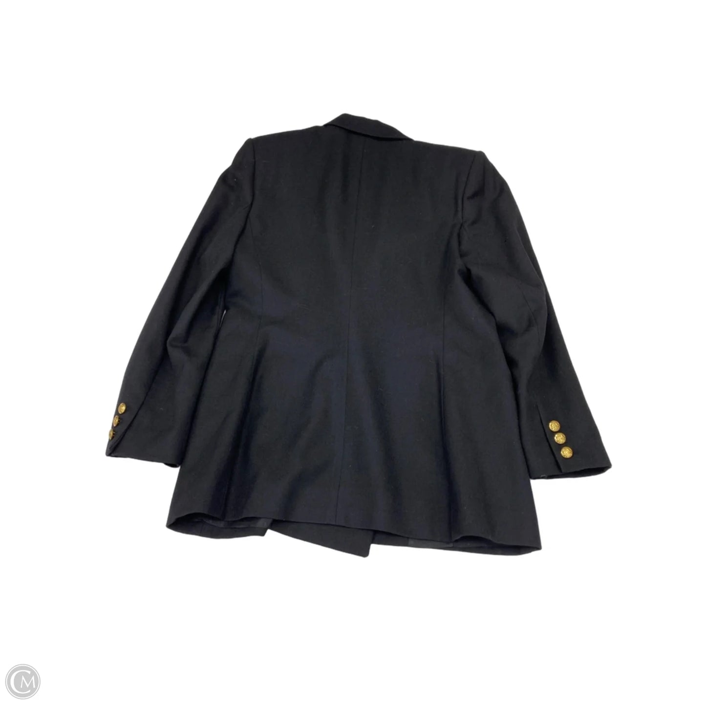 Blazer By Talbots In Black & Gold, Size: M