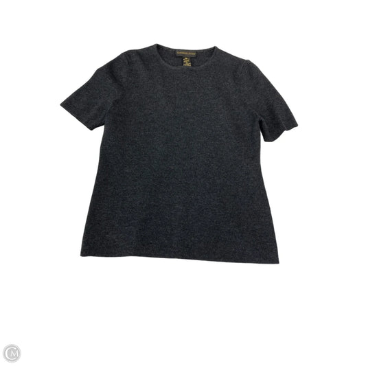 Top 2pc Short Sleeve By Classiques Entier In Grey, Size: L