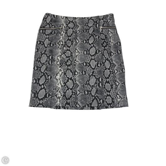 Skirt Designer By Michael Kors In Snakeskin Print, Size: 16