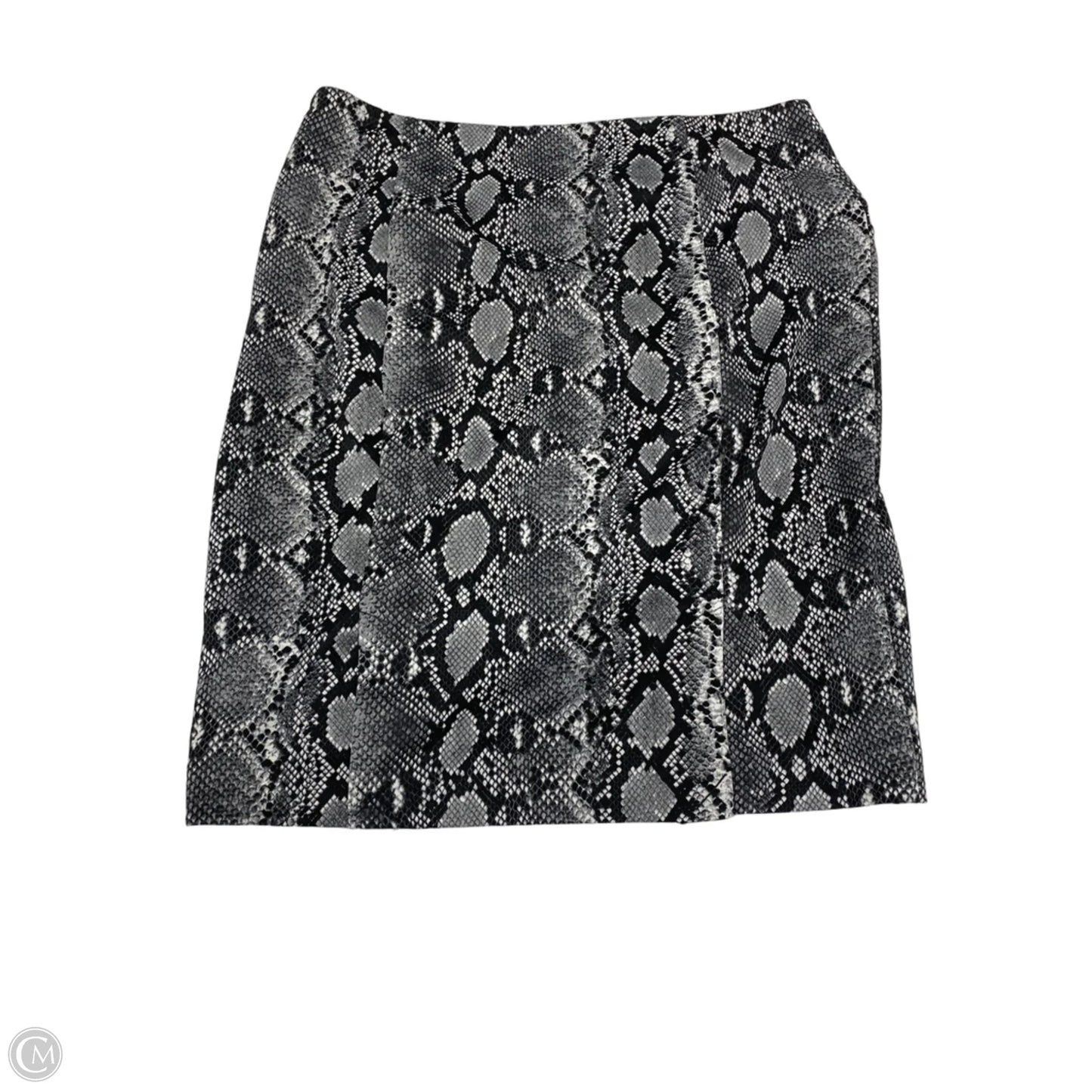 Skirt Designer By Michael Kors In Snakeskin Print, Size: 16
