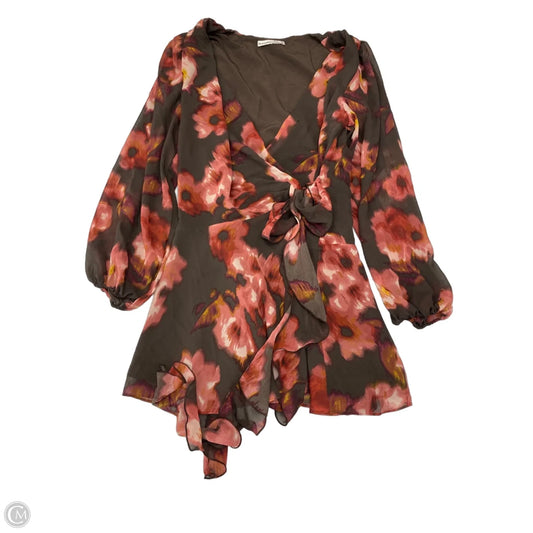 Dress Casual Short By Abercrombie And Fitch In Floral Print, Size: M