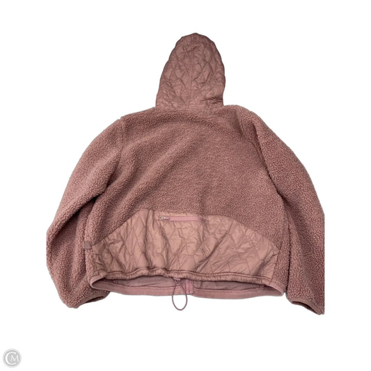 Jacket Faux Fur & Sherpa By Joy Lab In Mauve, Size: L