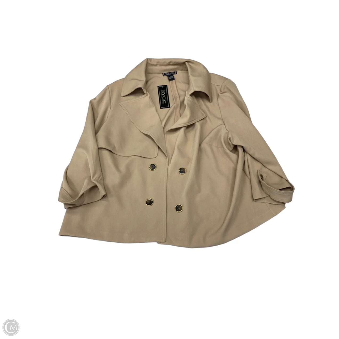 Blazer By Cmf In Tan, Size: 3x