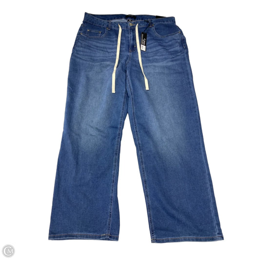 Jeans Wide Leg By D Jeans In Blue, Size: 18