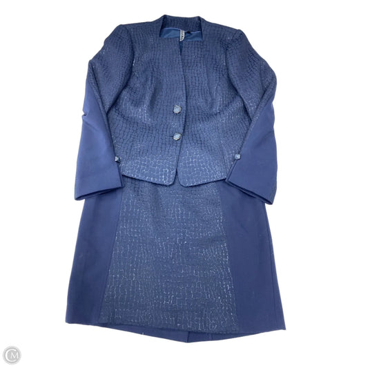 Skirt Set 2pc By Mary Kay In Navy, Size: 12p