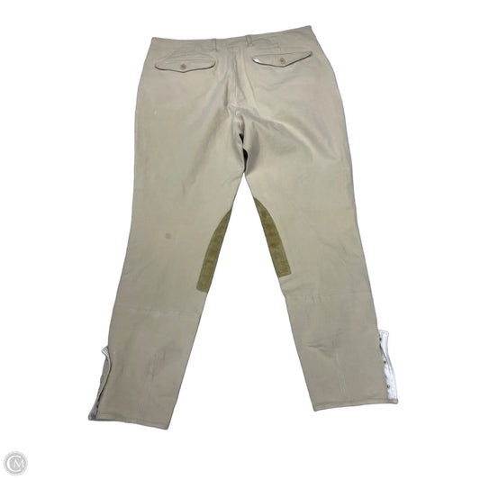 Jeans Straight By Ralph Lauren In Tan, Size: 14