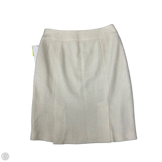 Skirt Mini & Short By Banana Republic In Cream, Size: 6p