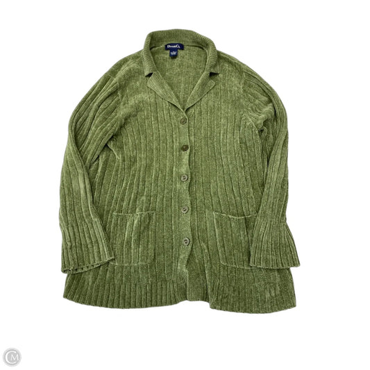 Cardigan By Cmf In Green, Size: 1x