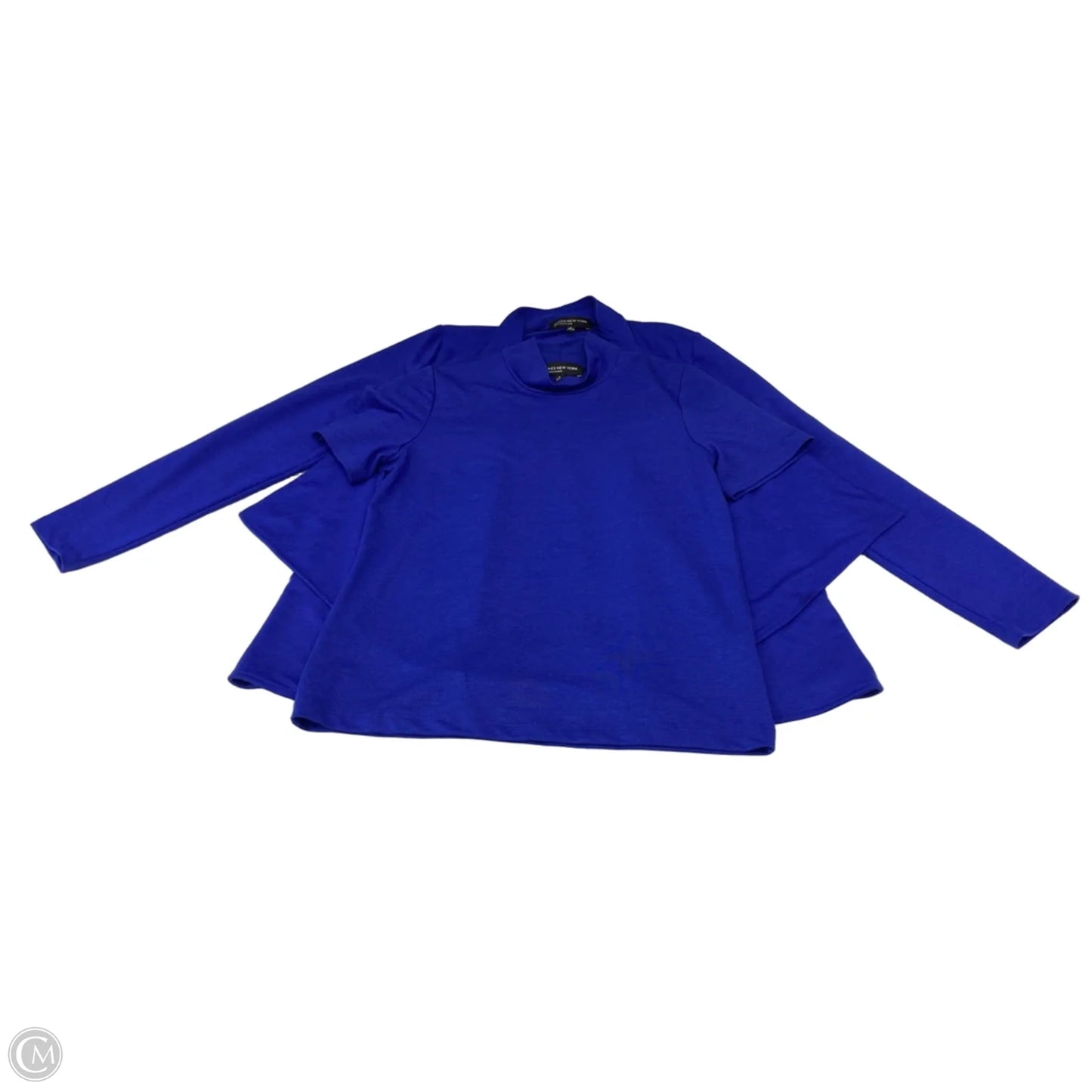 Top 2pc Long Sleeve By Jones New York In Blue, Size: S