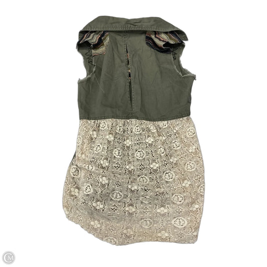 Vest Other By Bke In Cream & Green, Size: S