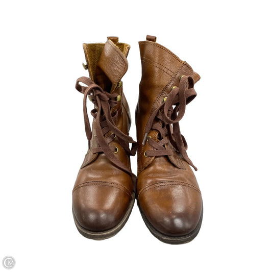 Boots Leather By Aldo In Brown, Size: 8.5