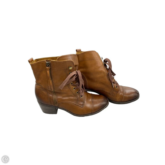 Boots Leather By Aldo In Brown, Size: 8.5