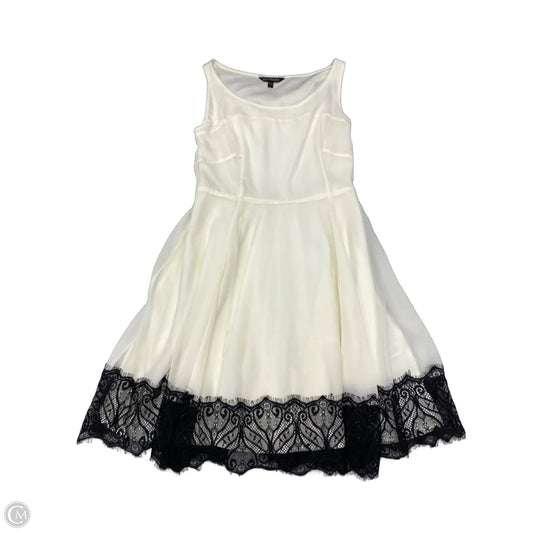 Dress Casual Short By Express In Black & Cream, Size: Xs