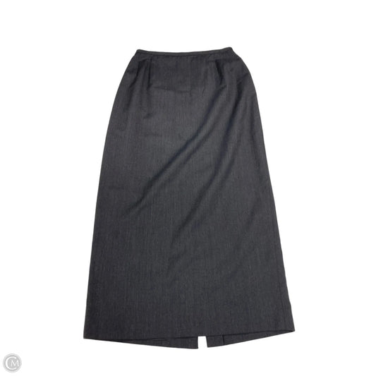 Skirt Maxi By Liz Claiborne In Grey, Size: 6