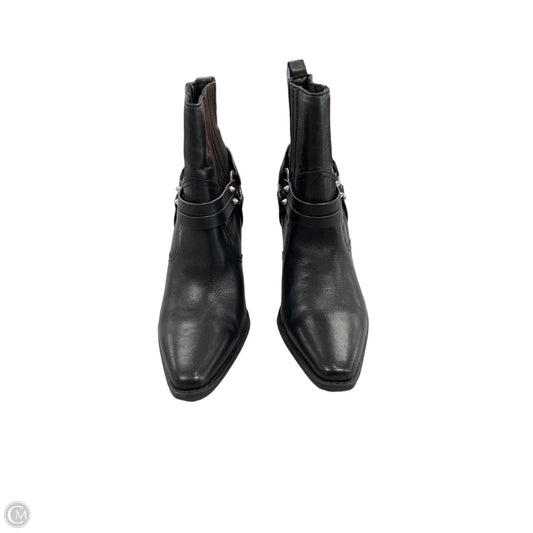 Boots Leather By Aldo In Black, Size: 10
