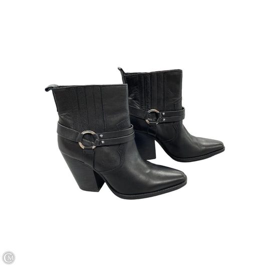 Boots Leather By Aldo In Black, Size: 10