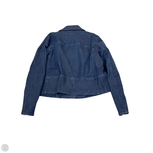 Jacket Moto By Michael By Michael Kors In Blue, Size: Xl
