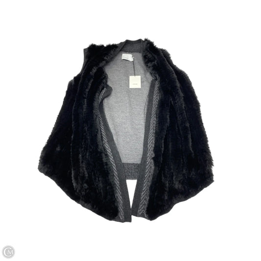 Vest Faux Fur & Sherpa By Vince In Black, Size: Xl