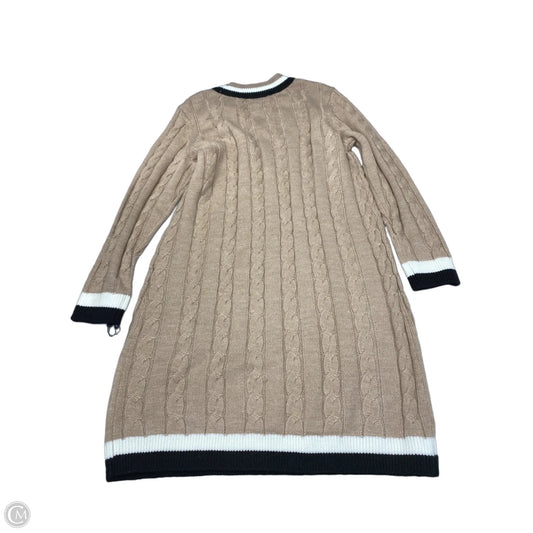 Dress Sweater By Tommy Hilfiger In Tan, Size: Xl