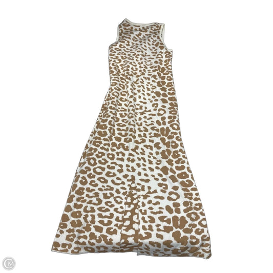 Dress Casual Maxi By Express In Animal Print, Size: Xl