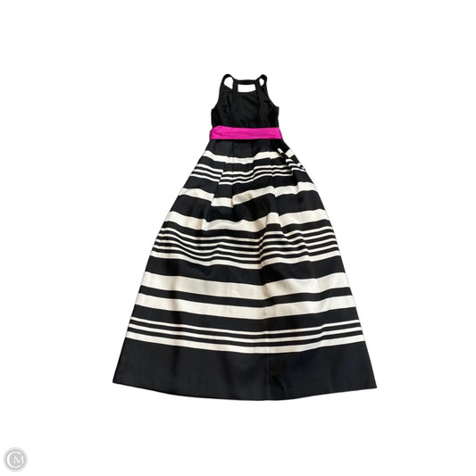 Dress Party Long By Eliza J In Black & White, Size: 8
