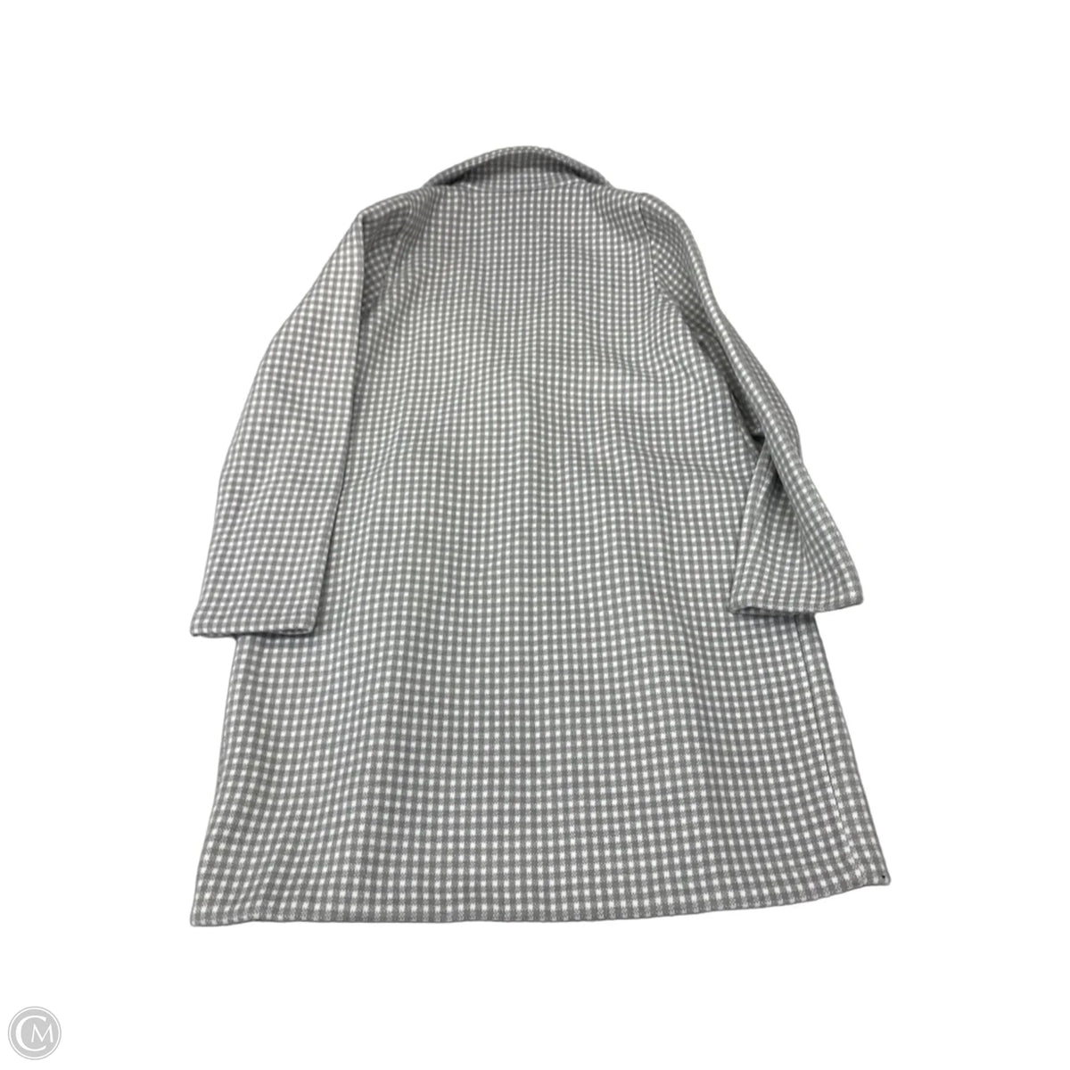 Coat Peacoat By Cme In Grey & White, Size: M