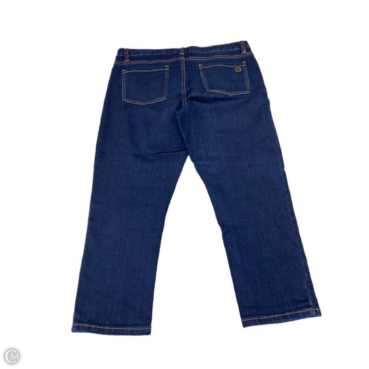 Jeans Cropped By Michael By Michael Kors In Blue, Size: 10
