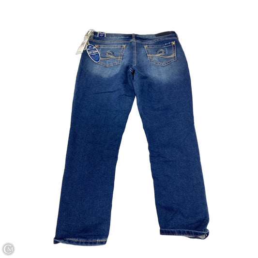 Jeans Skinny By Seven 7 In Blue, Size: 10