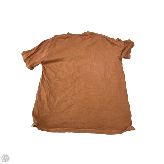 Top Short Sleeve By Comfort Colors In Orange, Size: Xl