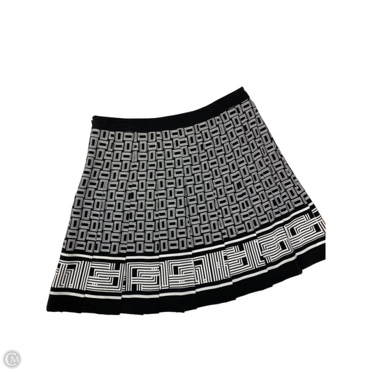 Skirt Designer By Karl Lagerfeld In Black & White, Size: 10