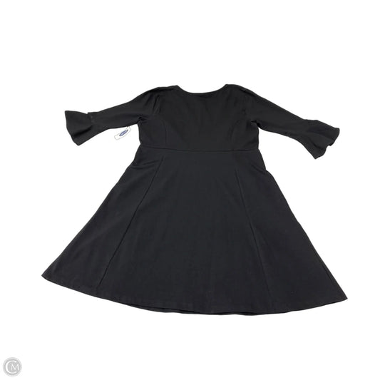 Dress Casual Midi By Old Navy In Black, Size: 1x