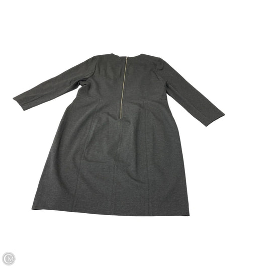 Dress Casual Midi By J. Crew In Grey, Size: Xxl