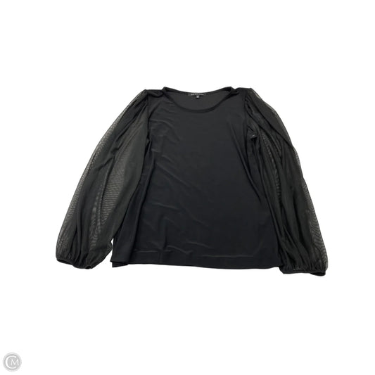 Blouse Long Sleeve By Nik And Nash In Black, Size: Xl