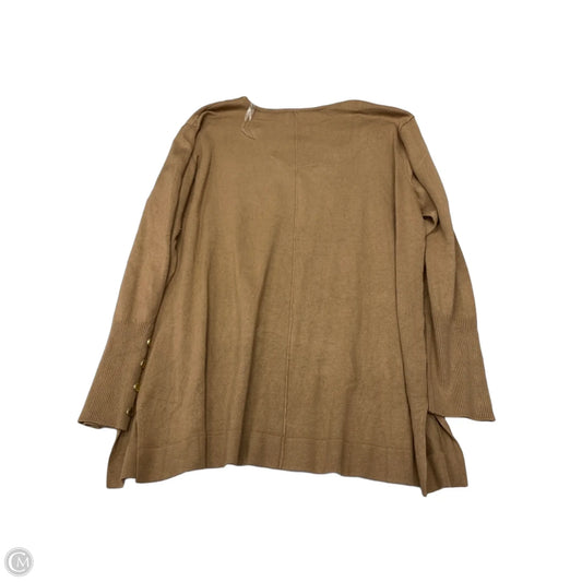 Tunic Long Sleeve By Anne Klein In Brown, Size: Xl