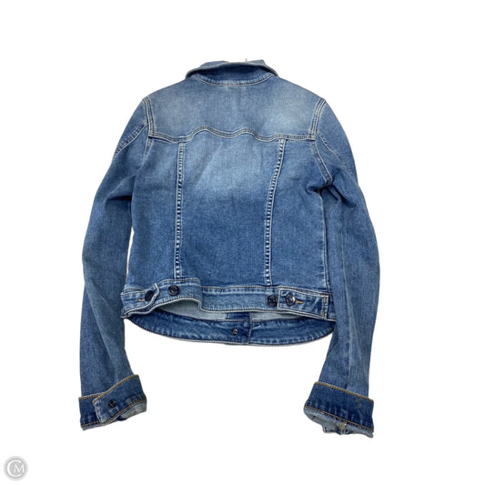 Jacket Denim By Guess In Blue, Size: Xs