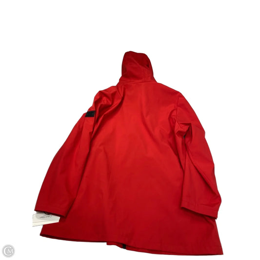 Coat Raincoat By Calvin Klein In Red, Size: 2x