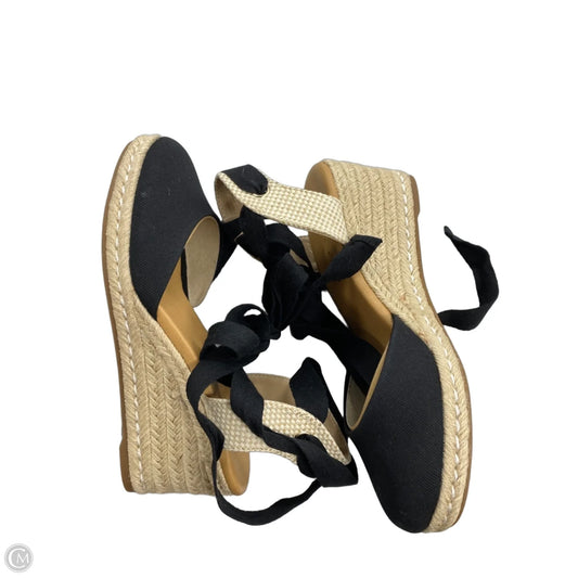 Shoes Heels Wedge By Kelly And Katie In Black, Size: 8.5