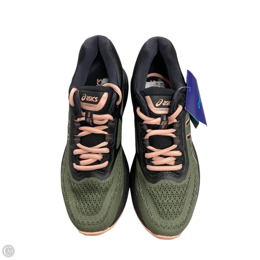 Shoes Sneakers By Asics In Green & Pink, Size: 8.5
