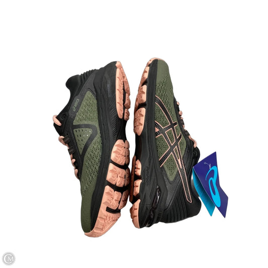 Shoes Sneakers By Asics In Green & Pink, Size: 8.5