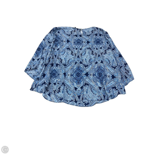 Blouse Long Sleeve By Sami & Jo In Paisley Print, Size: 3x