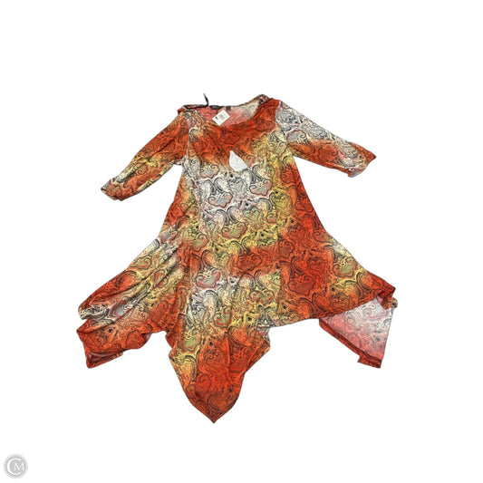 Dress Casual Midi By Clothes Mentor In Paisley Print, Size: 3x