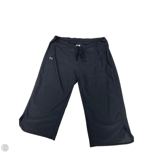 Athletic Capris By Under Armour In Black, Size: Xl